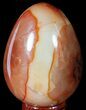 Colorful Carnelian Agate Egg #55512-1